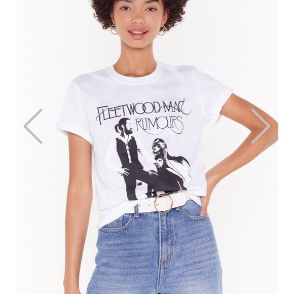 Nasty Gal Tops - Nasty Gal Fleetwood Mac Vintage-Style band tee